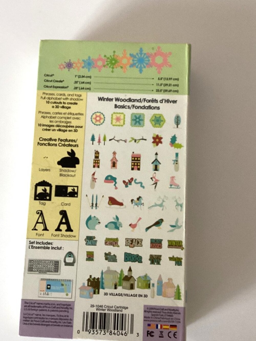 Cricut Shapes Winter Wonderland Paper Crafts Crafting Scrapbooking